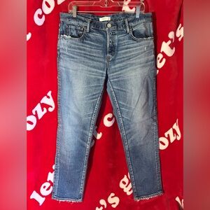 Moussy Medium Wash Straight Tapered Jeans Size 28 Great condition
